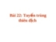  Tuyến trùng thiên dịch