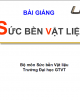  Bài giảng sức bền vật liệu 