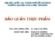 BẢO QUẢN THỰC PHẨM