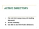 ACTIVE DIRECTORY