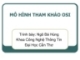 Bài giảng Mạng máy tính: MÔ HÌNH THAM KHẢO OSI