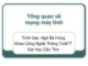 Bài giảng Mạng máy tính: Tổng quan về mạng máy tính