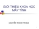 GIỚI THIỆU KHOA HỌC  MÁY TÍNH ( NGUYỄN THANH TRUNG ) - CHƯƠNG 2