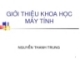 GIỚI THIỆU KHOA HỌC  MÁY TÍNH ( NGUYỄN THANH TRUNG ) - CHƯƠNG 6