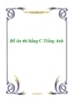 Đề ôn thi bằng C Tiếng Anh