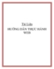 HƯỚNG DẪN THỰC HÀNH WEB.
