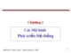 Chương 2: Các Mô hình Phát triển Hệ thống