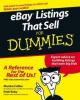 Listings That Sell FOR DUMmIES
