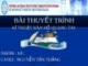 BÀI THUYẾT TRÌNH KĨ THUẬT HÀN HỒ QUANG TAY