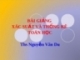 Bài giảng xác suất và thống kê  toán học