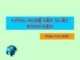 Công nghệ sản xuất bánh kẹo