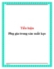 Tiểu luận:Phụ gia trong sản xuất kẹo