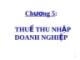 Bài giảng Thuế ứng dụng: Chương 5 - ThS. Văn Thị Quý