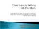 Thảo luận Tư tưởng Hồ Chí Minh