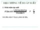 Bài giảng Đại cương về đo áp suất