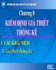 Bài giảng Lý thuyết và xác suất thống kê Toán: Chương 8 - ĐH Kinh tế TP. HCM