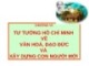 Bài giảng Tư tưởng Hồ Chí Minh: Chương 7 - Hà Tân Bình