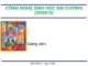 Bài giảng Công nghệ sinh học đại cương: Chương 3 - ThS. Ninh Thị Thảo