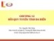 Bài giảng Thống kê ứng dụng trong kinh doanh: Chương 12 - ThS. Nguyễn Tiến Dũng