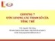 Bài giảng Thống kê ứng dụng trong kinh doanh: Chương 7 - ThS. Nguyễn Tiến Dũng