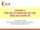 Bài giảng Thống kê ứng dụng trong kinh doanh: Chương 4 - ThS. Nguyễn Tiến Dũng