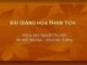 Bài giảng Hóa phân tích: Chương 2 - Nguyễn Thị Hiển