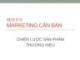 Bài giảng Marketing căn bản - Chiến lược sản phẩm thương hiệu