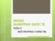 Bài giảng Marketing quốc tế: Tuần 5 - Th.S Nguyễn Thị Minh Hải