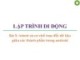 Bài giảng Lập trình di động: Bài 5 - Trương Xuân Nam