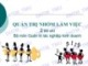 Bài giảng Quản trị nhóm làm việc: Chương 1 - ĐH Thương mại