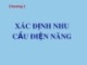 Bài giảng Chương 1: Xác định nhu cầu điện năng