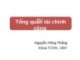 Bài giảng Tài chính công: Bài 1 - Nguyễn Hồng Thắm