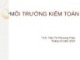 Bài giảng Kiểm toán căn bản: Chương 2 - ThS. Trần Thị Phương Thảo