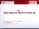Bài giảng Lý thuyết xác suất và thống kê toán: Bài 7 - ThS. Nguyễn Hải Dương