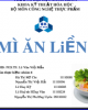 Bài thuyết trình môn Công nghệ thực phẩm: Mì ăn liền