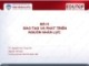 Bài giảng Quản trị nhân lực: Bài 5 - TS. Nguyễn Vân Thùy Anh