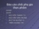 Bài thuyết trình nhóm: Báo cáo chất phụ gia thực phẩm