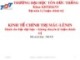 Bài giảng Kinh tế chính trị Mác-Lênin: Chương 6 - ThS. Nguyễn Thị Thu