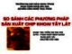 Bài giảng Công nghệ chế biến - Bài: So sánh các phương pháp sản xuất chip khoai tây lát