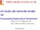 Bài giảng Kỹ thuật lập trình hệ cơ điện tử: Chương 5 - TS. Đặng Thái Việt