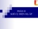 Bài giảng Khí cụ điện: Phần 2 - Khí cụ điện hạ áp