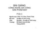 Bài giảng Công nghệ gia công sản phẩm may: Phần 4 - TS. Phan Thanh Thảo
