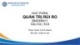 Bài giảng Quản trị rủi ro - Chương 1: Tổng quan về rủi ro và quản trị rủi ro