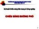 Bài giảng Kỹ thuật chiếu sáng dân dụng và công nghiệp - Chiếu sáng đường phố